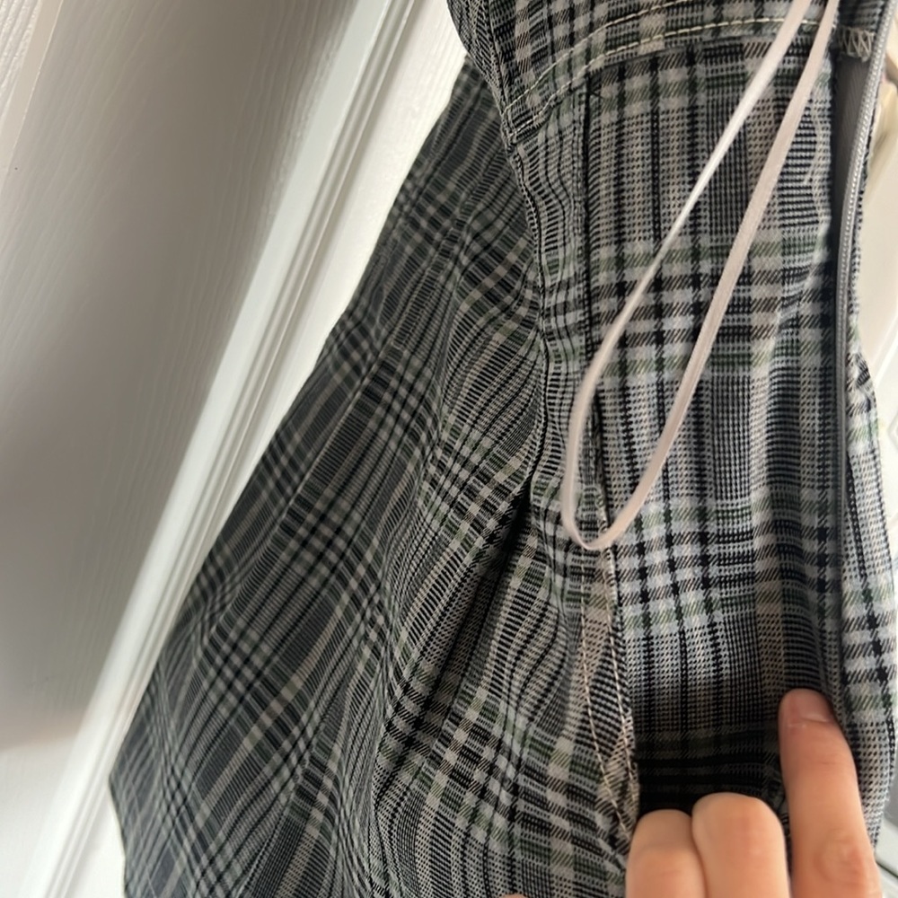 URBAN OUTFITTERS XS ROMPER FLANNEL STYLE ROMPER CUTE UO CUTE MINI DRESS ROMPER - Picture 10 of 16